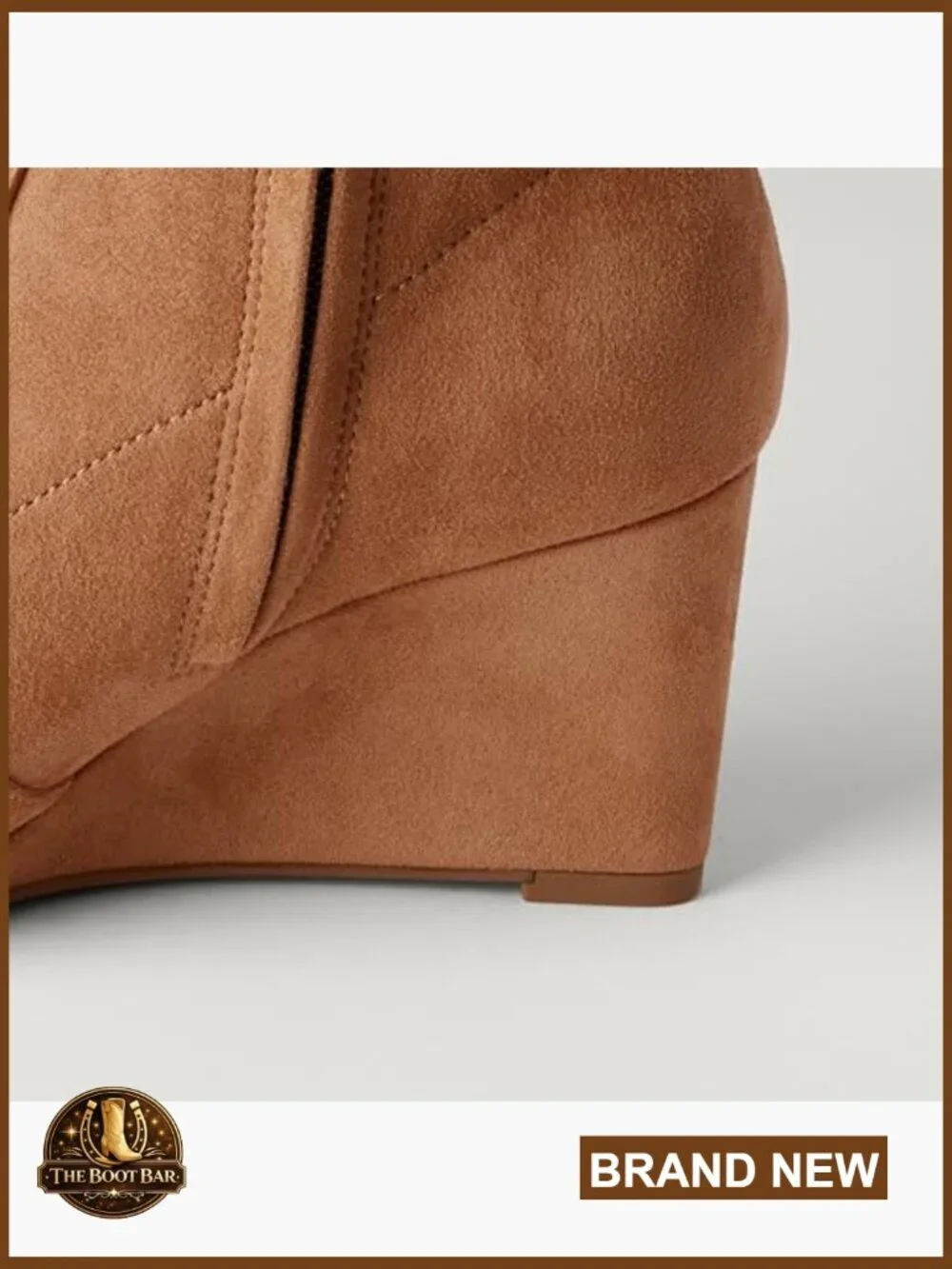 Women's Wedge Ankle Boots with Memory Foam Insole, Zip Closure